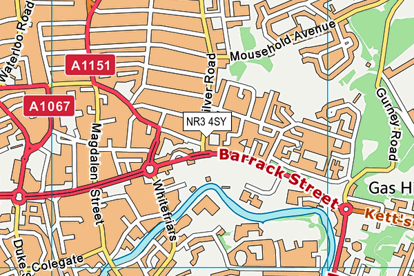 NR3 4SY map - OS VectorMap District (Ordnance Survey) NR3 4SY map - OS VectorMap District (Ordnance Survey)