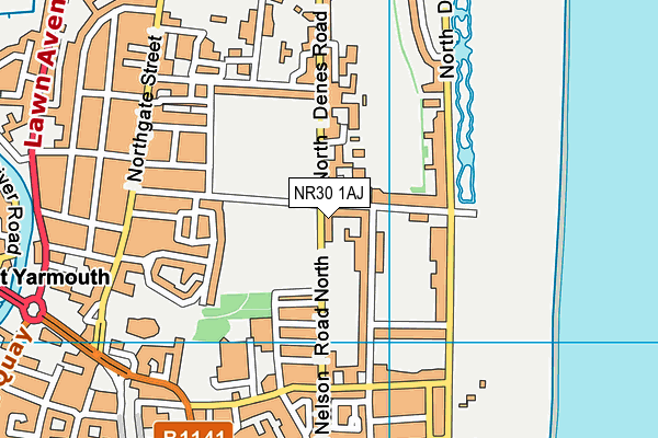 NR30 1AJ map - OS VectorMap District (Ordnance Survey) NR30 1AJ map - OS VectorMap District (Ordnance Survey)