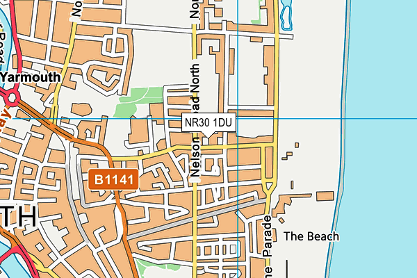 NR30 1DU map - OS VectorMap District (Ordnance Survey) NR30 1DU map - OS VectorMap District (Ordnance Survey)