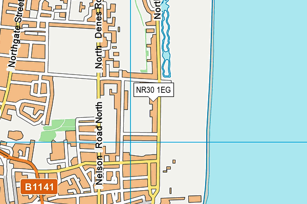 NR30 1EG map - OS VectorMap District (Ordnance Survey) NR30 1EG map - OS VectorMap District (Ordnance Survey)