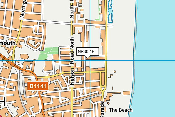 NR30 1EL map - OS VectorMap District (Ordnance Survey) NR30 1EL map - OS VectorMap District (Ordnance Survey)