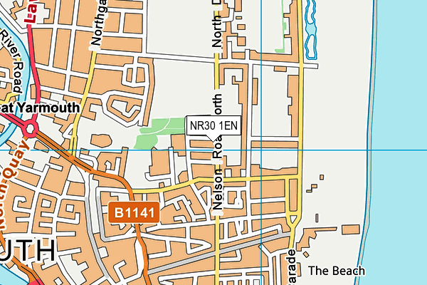 NR30 1EN map - OS VectorMap District (Ordnance Survey) NR30 1EN map - OS VectorMap District (Ordnance Survey)
