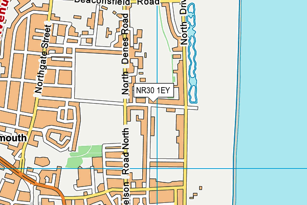NR30 1EY map - OS VectorMap District (Ordnance Survey) NR30 1EY map - OS VectorMap District (Ordnance Survey)