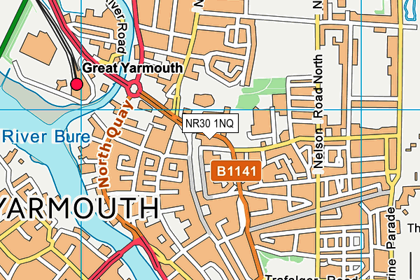 NR30 1NQ map - OS VectorMap District (Ordnance Survey) NR30 1NQ map - OS VectorMap District (Ordnance Survey)