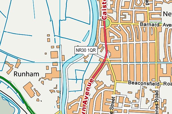NR30 1QR map - OS VectorMap District (Ordnance Survey) NR30 1QR map - OS VectorMap District (Ordnance Survey)