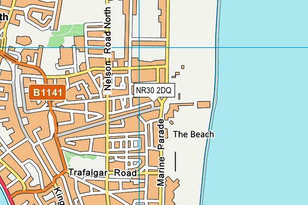 NR30 2DQ map - OS VectorMap District (Ordnance Survey) NR30 2DQ map - OS VectorMap District (Ordnance Survey)