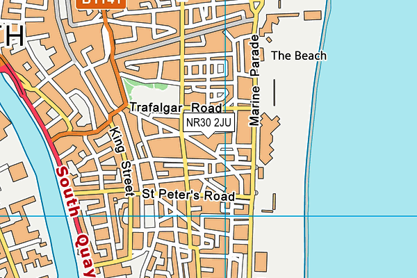 NR30 2JU map - OS VectorMap District (Ordnance Survey)