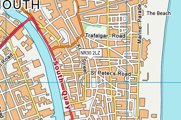 NR30 2LZ map - OS VectorMap District (Ordnance Survey) NR30 2LZ map - OS VectorMap District (Ordnance Survey)