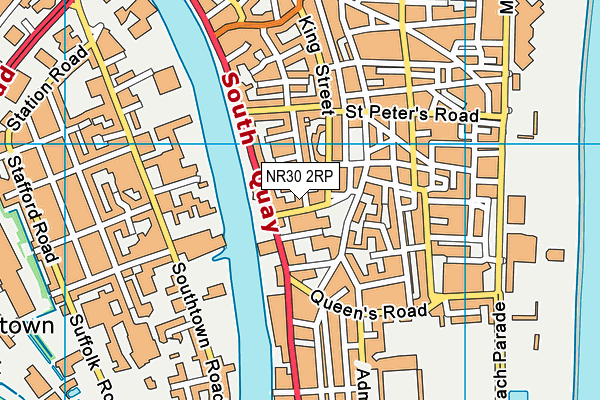 NR30 2RP map - OS VectorMap District (Ordnance Survey) NR30 2RP map - OS VectorMap District (Ordnance Survey)