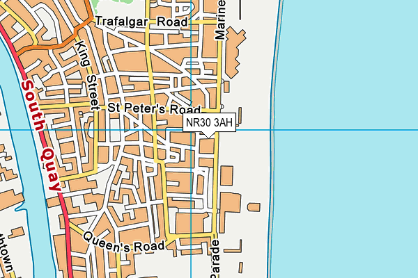 NR30 3AH map - OS VectorMap District (Ordnance Survey) NR30 3AH map - OS VectorMap District (Ordnance Survey)