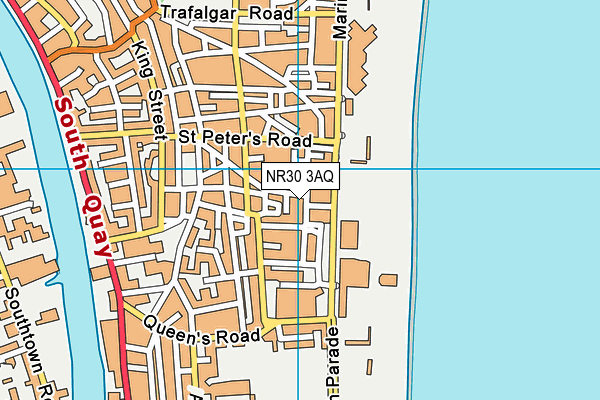 NR30 3AQ map - OS VectorMap District (Ordnance Survey)