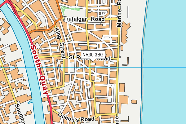 NR30 3BG map - OS VectorMap District (Ordnance Survey) NR30 3BG map - OS VectorMap District (Ordnance Survey)