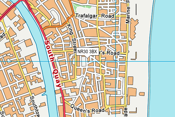 NR30 3BX map - OS VectorMap District (Ordnance Survey) NR30 3BX map - OS VectorMap District (Ordnance Survey)