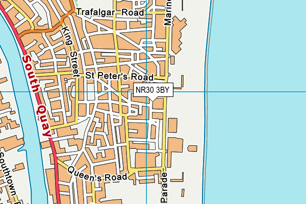 NR30 3BY map - OS VectorMap District (Ordnance Survey) NR30 3BY map - OS VectorMap District (Ordnance Survey)