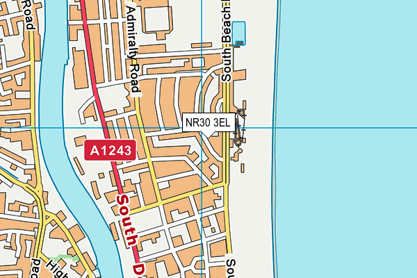 NR30 3EL map - OS VectorMap District (Ordnance Survey) NR30 3EL map - OS VectorMap District (Ordnance Survey)