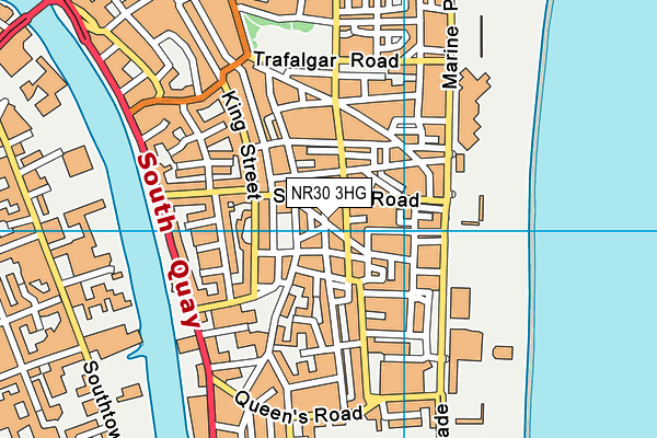 NR30 3HG map - OS VectorMap District (Ordnance Survey)
