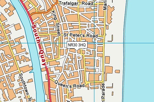 NR30 3HQ map - OS VectorMap District (Ordnance Survey) NR30 3HQ map - OS VectorMap District (Ordnance Survey)