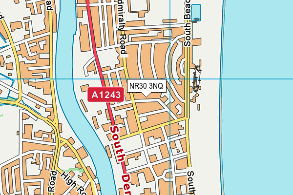 NR30 3NQ map - OS VectorMap District (Ordnance Survey) NR30 3NQ map - OS VectorMap District (Ordnance Survey)
