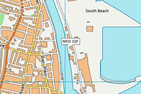 NR30 3QF map - OS VectorMap District (Ordnance Survey) NR30 3QF map - OS VectorMap District (Ordnance Survey)