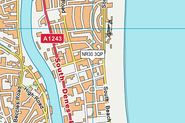 NR30 3QP map - OS VectorMap District (Ordnance Survey) NR30 3QP map - OS VectorMap District (Ordnance Survey)