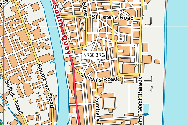 NR30 3RG map - OS VectorMap District (Ordnance Survey) NR30 3RG map - OS VectorMap District (Ordnance Survey)