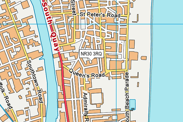 NR30 3RQ map - OS VectorMap District (Ordnance Survey) NR30 3RQ map - OS VectorMap District (Ordnance Survey)