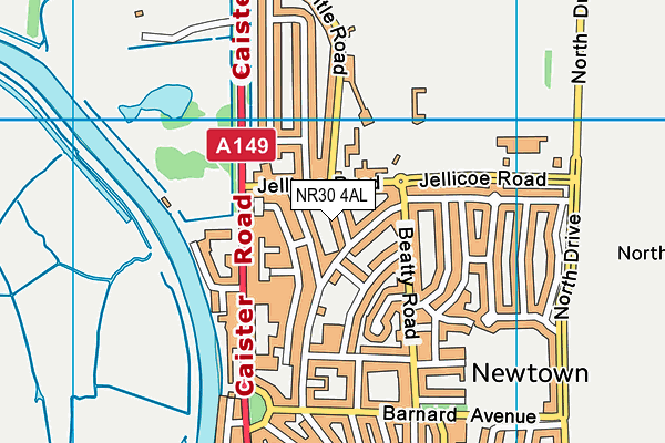 NR30 4AL map - OS VectorMap District (Ordnance Survey) NR30 4AL map - OS VectorMap District (Ordnance Survey)