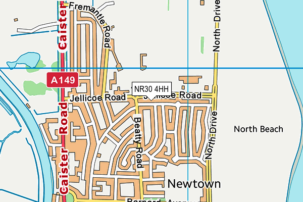 NR30 4HH map - OS VectorMap District (Ordnance Survey) NR30 4HH map - OS VectorMap District (Ordnance Survey)