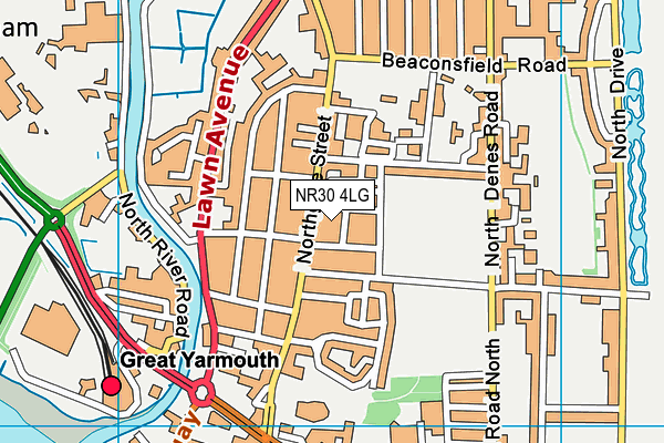 NR30 4LG map - OS VectorMap District (Ordnance Survey) NR30 4LG map - OS VectorMap District (Ordnance Survey)