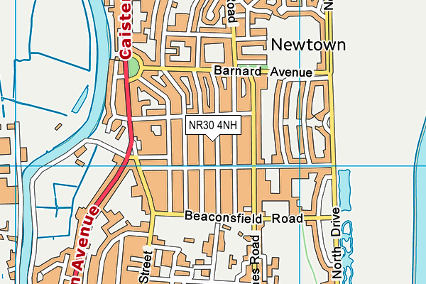 NR30 4NH map - OS VectorMap District (Ordnance Survey) NR30 4NH map - OS VectorMap District (Ordnance Survey)