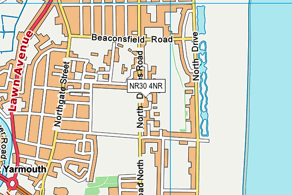 NR30 4NR map - OS VectorMap District (Ordnance Survey) NR30 4NR map - OS VectorMap District (Ordnance Survey)
