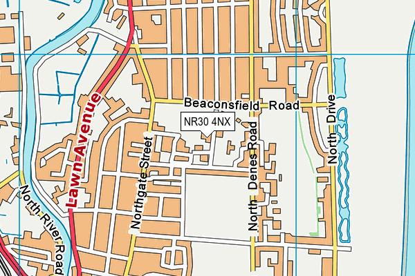 NR30 4NX map - OS VectorMap District (Ordnance Survey) NR30 4NX map - OS VectorMap District (Ordnance Survey)