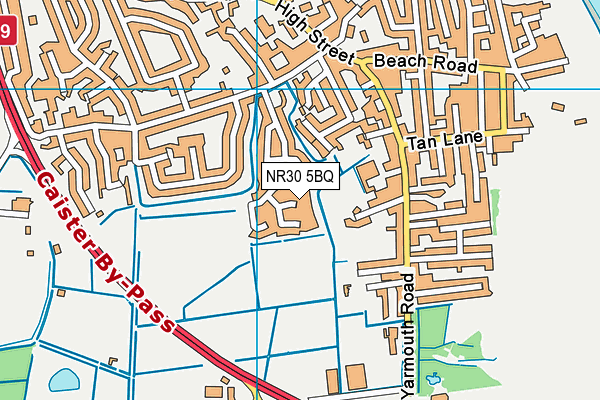 NR30 5BQ map - OS VectorMap District (Ordnance Survey) NR30 5BQ map - OS VectorMap District (Ordnance Survey)