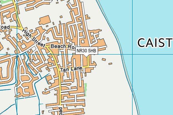 NR30 5HB map - OS VectorMap District (Ordnance Survey) NR30 5HB map - OS VectorMap District (Ordnance Survey)