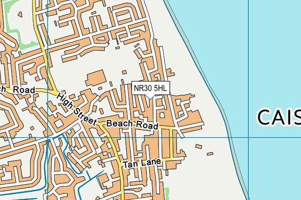 NR30 5HL map - OS VectorMap District (Ordnance Survey) NR30 5HL map - OS VectorMap District (Ordnance Survey)