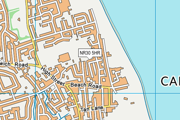 NR30 5HR map - OS VectorMap District (Ordnance Survey) NR30 5HR map - OS VectorMap District (Ordnance Survey)