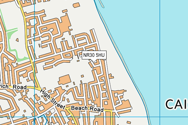NR30 5HU map - OS VectorMap District (Ordnance Survey) NR30 5HU map - OS VectorMap District (Ordnance Survey)