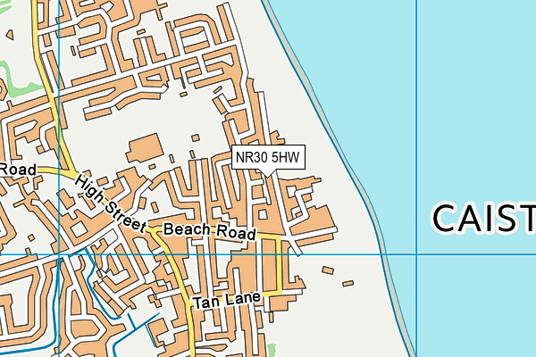 NR30 5HW map - OS VectorMap District (Ordnance Survey) NR30 5HW map - OS VectorMap District (Ordnance Survey)
