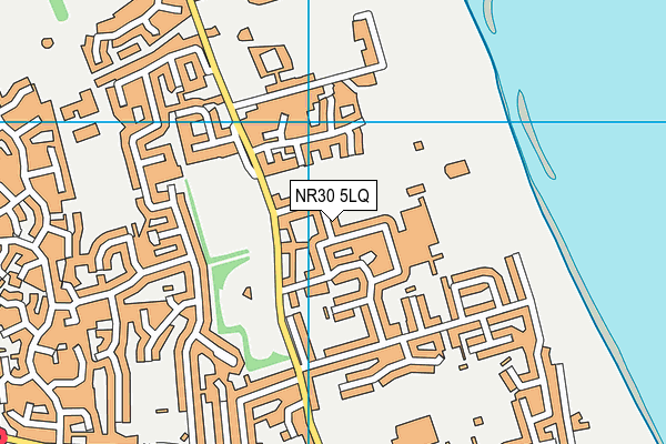 NR30 5LQ map - OS VectorMap District (Ordnance Survey) NR30 5LQ map - OS VectorMap District (Ordnance Survey)