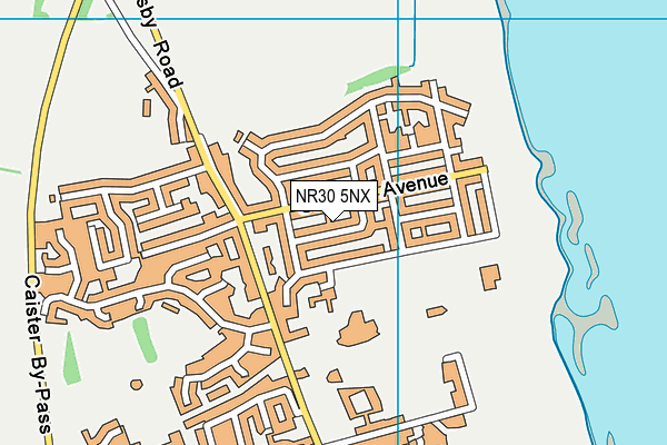 NR30 5NX map - OS VectorMap District (Ordnance Survey) NR30 5NX map - OS VectorMap District (Ordnance Survey)