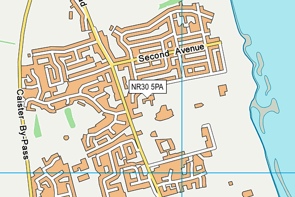 NR30 5PA map - OS VectorMap District (Ordnance Survey) NR30 5PA map - OS VectorMap District (Ordnance Survey)