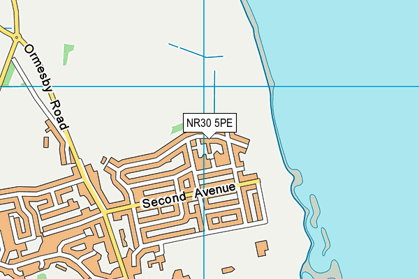 NR30 5PE map - OS VectorMap District (Ordnance Survey) NR30 5PE map - OS VectorMap District (Ordnance Survey)