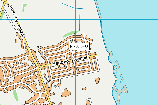 NR30 5PQ map - OS VectorMap District (Ordnance Survey) NR30 5PQ map - OS VectorMap District (Ordnance Survey)