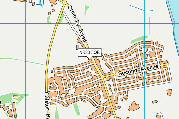 NR30 5QB map - OS VectorMap District (Ordnance Survey) NR30 5QB map - OS VectorMap District (Ordnance Survey)