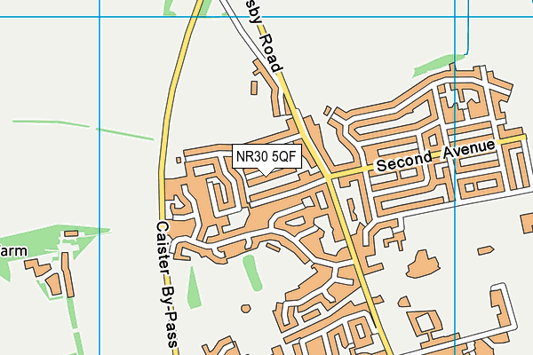 NR30 5QF map - OS VectorMap District (Ordnance Survey) NR30 5QF map - OS VectorMap District (Ordnance Survey)