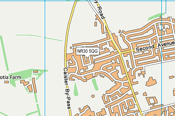 NR30 5QG map - OS VectorMap District (Ordnance Survey) NR30 5QG map - OS VectorMap District (Ordnance Survey)