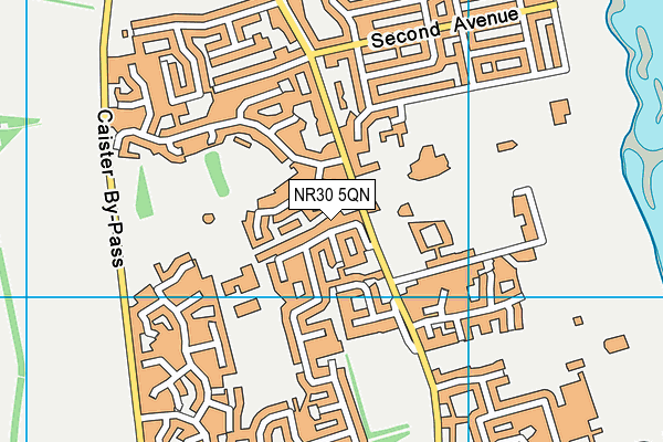 NR30 5QN map - OS VectorMap District (Ordnance Survey) NR30 5QN map - OS VectorMap District (Ordnance Survey)