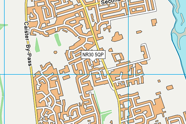 NR30 5QP map - OS VectorMap District (Ordnance Survey) NR30 5QP map - OS VectorMap District (Ordnance Survey)