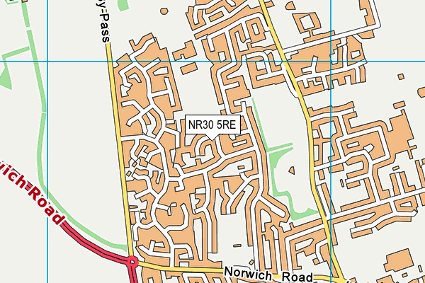 NR30 5RE map - OS VectorMap District (Ordnance Survey) NR30 5RE map - OS VectorMap District (Ordnance Survey)