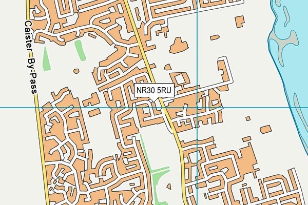 NR30 5RU map - OS VectorMap District (Ordnance Survey) NR30 5RU map - OS VectorMap District (Ordnance Survey)